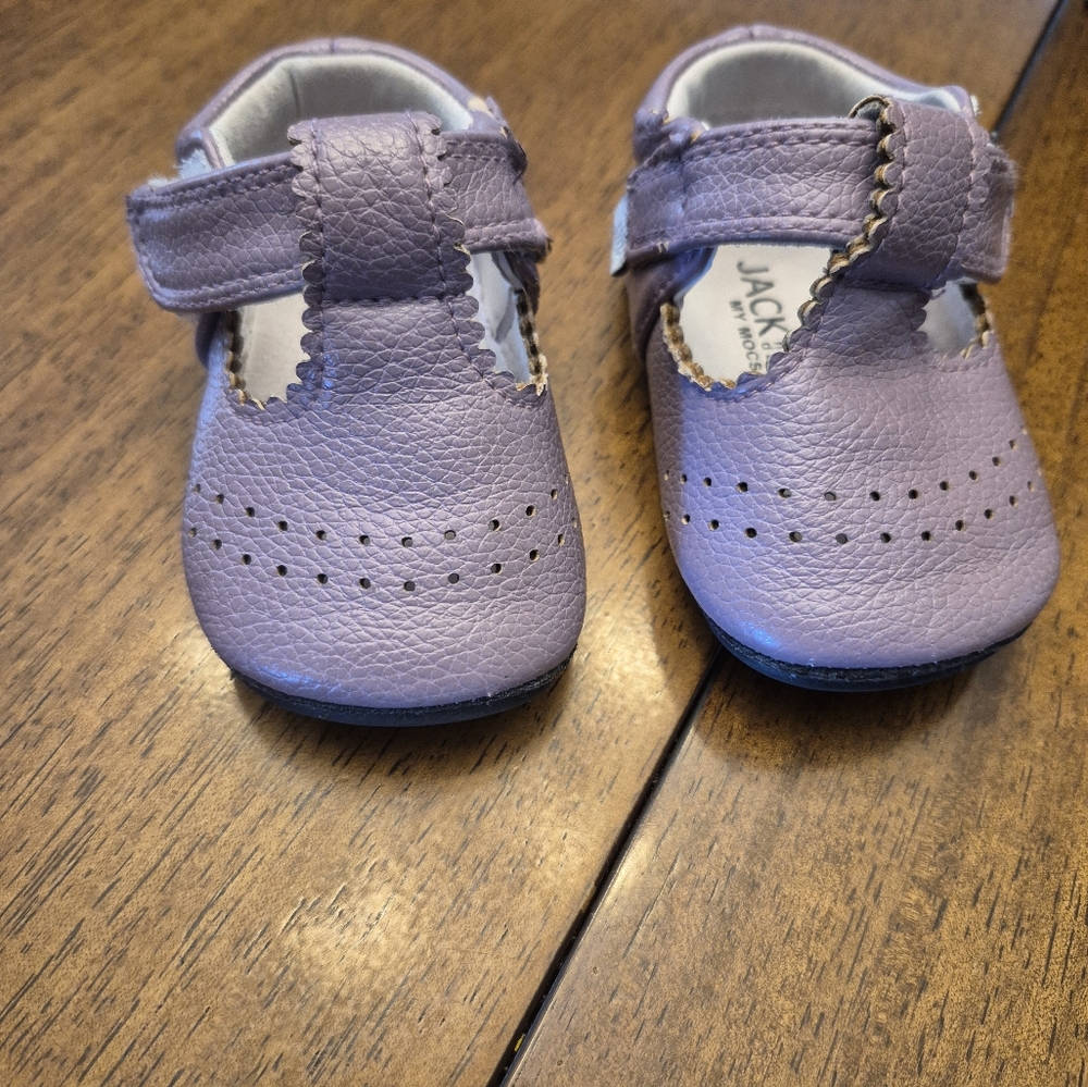 Lavender Baby Walker Shoes